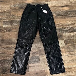Abercrombie & Fitch Vegan Leather 90s Ultra High Rise